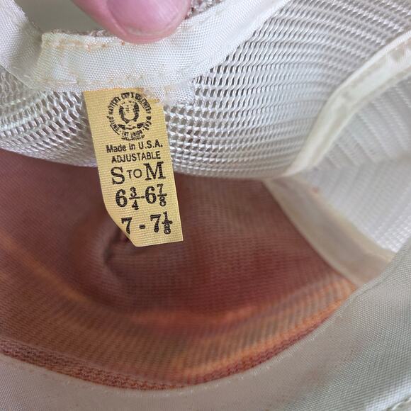 Vintage Arkansas Razorbacks Trucker Hat Mesh Snapback Made USA 70s 80s - Picture 7 of 10